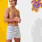 صورة Erkek Vintage 1971 Rayures Seersucker Maurice Mayo