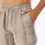 صورة Erkek Baie Keten Bermuda