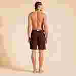 صورة Erkek Baie Keten Bermuda