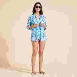 صورة Kadın Tahiti Flowers Facette Mayo