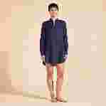 صورة Kadın Fragance Keten Gömlek