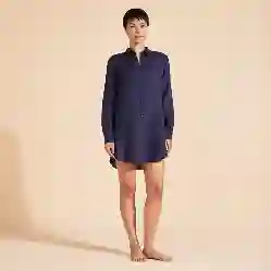 صورة Kadın Fragance Keten Gömlek