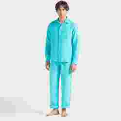 صورة Erkek Caroubis Keten Gömlek