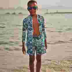 صورة Erkek Çocuk Tahiti Flowers Jirise Mayo