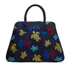 صورة Unisex Multicolor Turtles Dance Brady Çanta