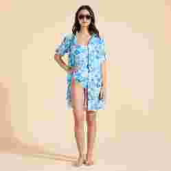 صورة Kadın Tahiti Flowers Florence Gömlek