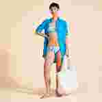 صورة Kadın Tahiti Flowers Flechett Bikini Üstü