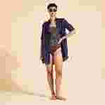 صورة Kadın Fragance Keten Gömlek