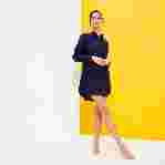 صورة Kadın Fragance Keten Gömlek