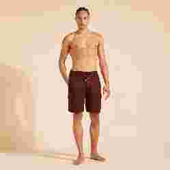 صورة Erkek Baie Keten Bermuda