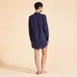صورة Kadın Fragance Keten Gömlek
