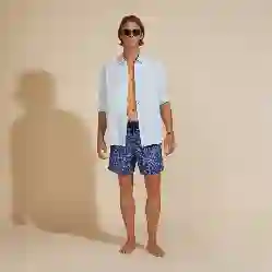 Изображение Erkek Caroon Keten Gömlek