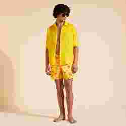 صورة Erkek Caroubis Keten Gömlek