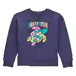 صورة Kız Çocuk Galapa Multicolore Turtle Sweatshirt