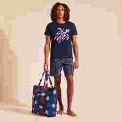 صورة Erkek Embroidered Turtle Thom Tişört