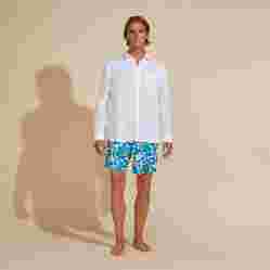 صورة Erkek Caroubis Keten Gömlek