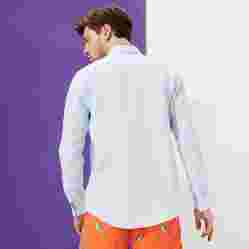 صورة Erkek Caroubis Keten Gömlek