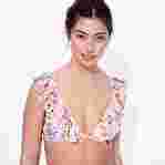 صورة Kadın Rainbow Flowers Lizzy Bikini Üstü