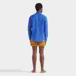 صورة Erkek Caroubis Keten Gömlek