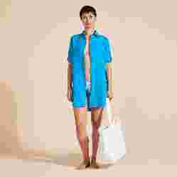 صورة Kadın Fragance Keten Gömlek