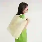 صورة Unisex Keten Babel Çanta