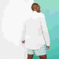 صورة Erkek Caroubis Keten Gömlek