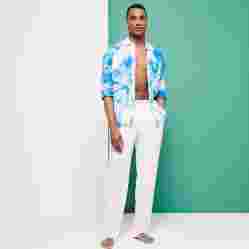 صورة Erkek Pacha Keten Pantolon