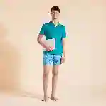 صورة Erkek Pyramid Keten Polo