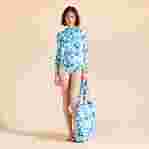 صورة Kadın Tahiti Flowers Lexya UV Korumalı Tişört