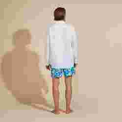 صورة Erkek Caroubis Keten Gömlek