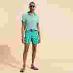 صورة Erkek Micro Ronde Des Tortues Rainbow Mahina Mayo