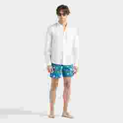 صورة Erkek Caroubis Pamuk-Keten Gömlek