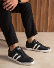 Resim Erkek Şeritli Arma Detaylı Günlük Sneaker Spor Ayakkabı
