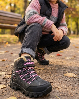 Resim Çocuk Outdoor Trekking Kışlık Bağcıklı Cırtlı Spor Bot