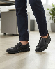 Resim Erkek Bağcıksız Deri Görünümlü Kışlık Comfort Taban Loafer Ayakkabı