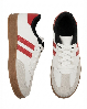 Resim Kadın Yandan Şeritli Bağcıklı Düz Taban Sneakers Spor Ayakkabı