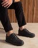 Resim Erkek Bağcıklı Kalın Tabanlı Günlük Sneaker Spor Ayakkabı