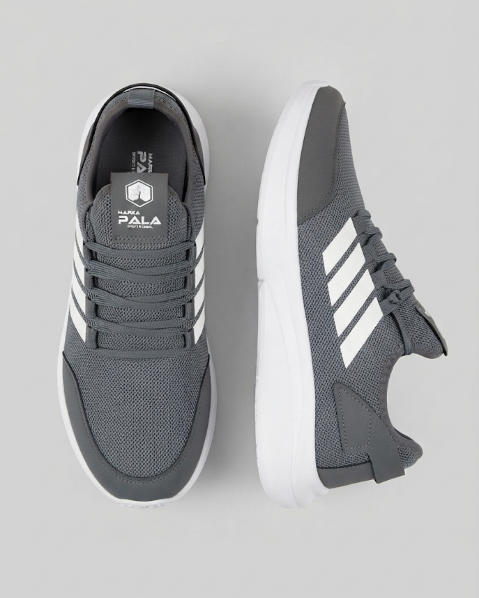 Resim Erkek Şeritli Bağcıklı Günlük Sneaker Spor Ayakkabı
