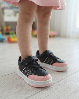 Resim Çocuk Cırt Cırtlı Bağcıklı Spor Ayakkabı Günlük Rahat Sneaker Okul Ayakkabısı