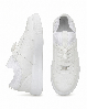 Resim Erkek Çorap Yaka Detaylı Bağcıklı Kalın Tabanlı Günlük Sneaker Spor Ayakkabı