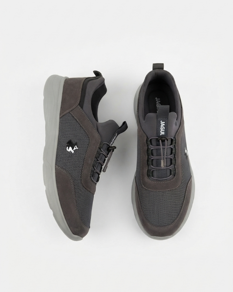 Resim Erkek Stoperli Bağcıklı Fileli Günlük Sneaker Spor Ayakkabı