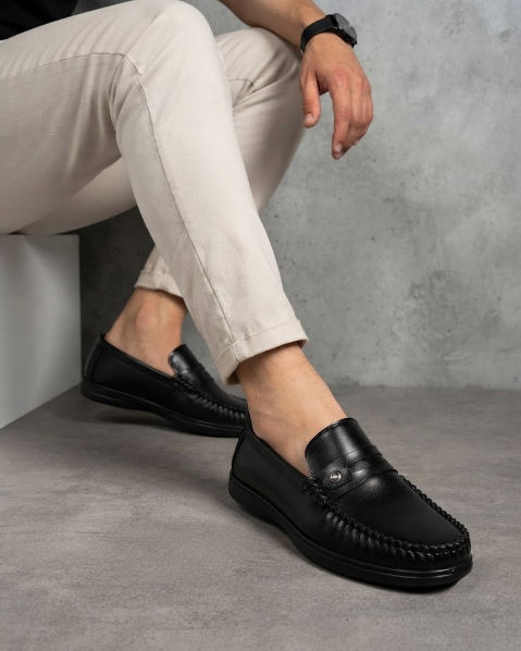 Resim Erkek Rahat Taban Günlük Klasik Loafer Ayakkabı
