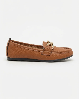 Resim Kadın Zincir Aksesuarlı Konforlu Günlük Loafer Ayakkabı