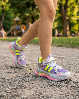Resim Çocuk Cırt Cırtlı Bağcıklı Spor Ayakkabı Günlük Rahat Sneaker Okul Ayakkabısı
