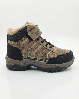 Resim Erkek Çocuk Outdoor Trekking Kışlık Bağcıklı Cırtlı Spor Bot