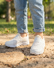 Resim Çocuk Bağcıksız Esnek Yüksek Taban Günlük Spor Ayakkabı Sneaker