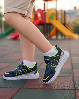 Resim Çocuk Cırt Cırtlı Bağcıklı Spor Ayakkabı Günlük Rahat Sneaker Okul Ayakkabısı