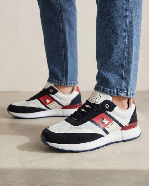 Resim Erkek Yazılı Bağcıklı Günlük Sneaker Spor Ayakkabı