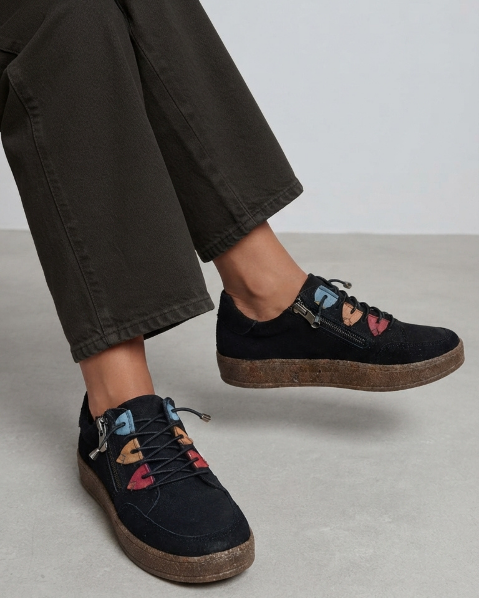 Resim Kadın Bağcıklı Günlük Rahat Casual Sneaker Spor Ayakkabı
