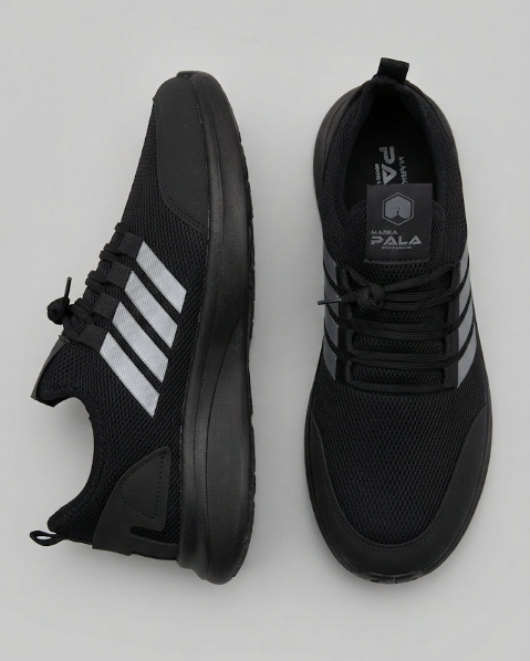 Resim Erkek Şeritli Bağcıklı Günlük Sneaker Spor Ayakkabı